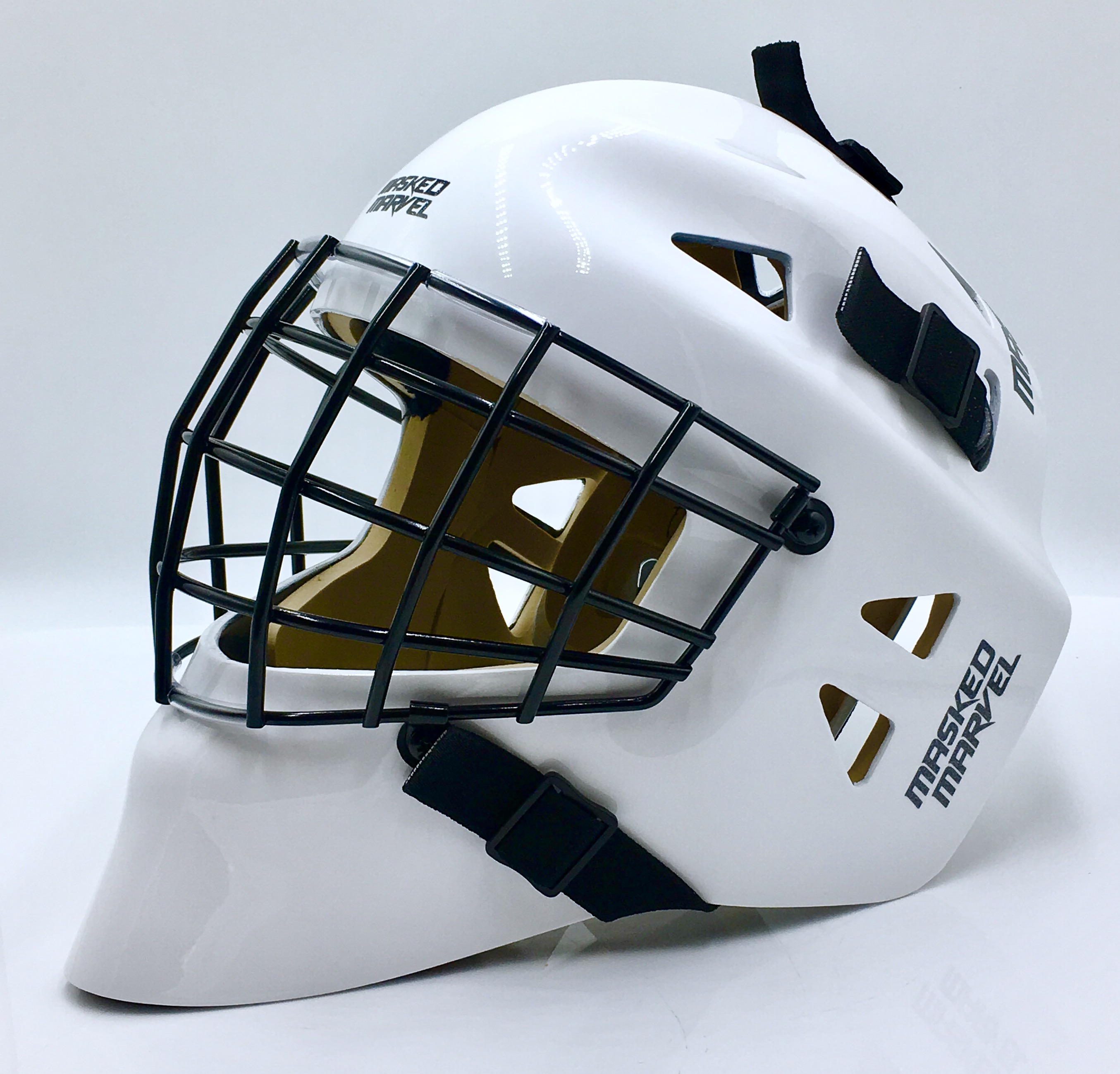 Crisp White With A Black Cage
