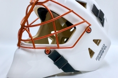 White Shell With Orange Cage